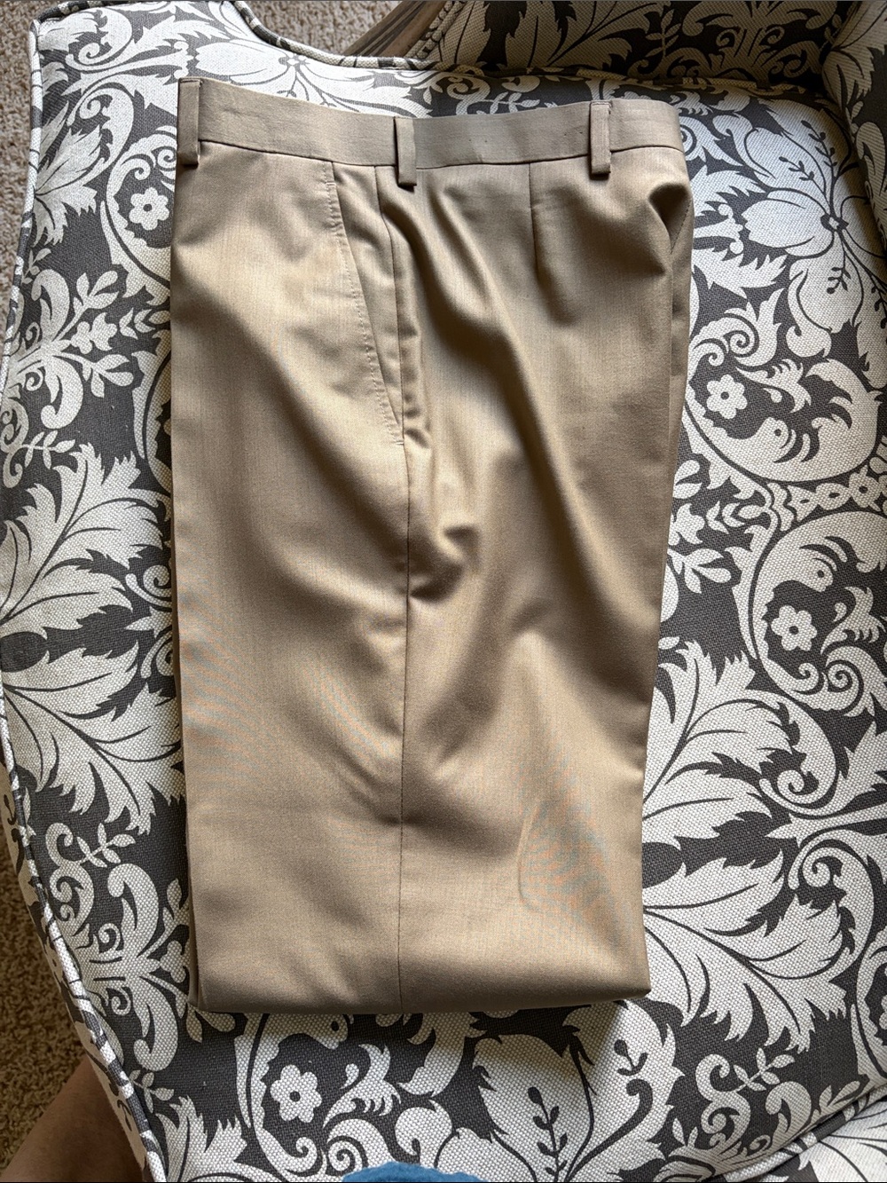 Boys Ralph Lauren Khaki Dress Pants - Flat Front
